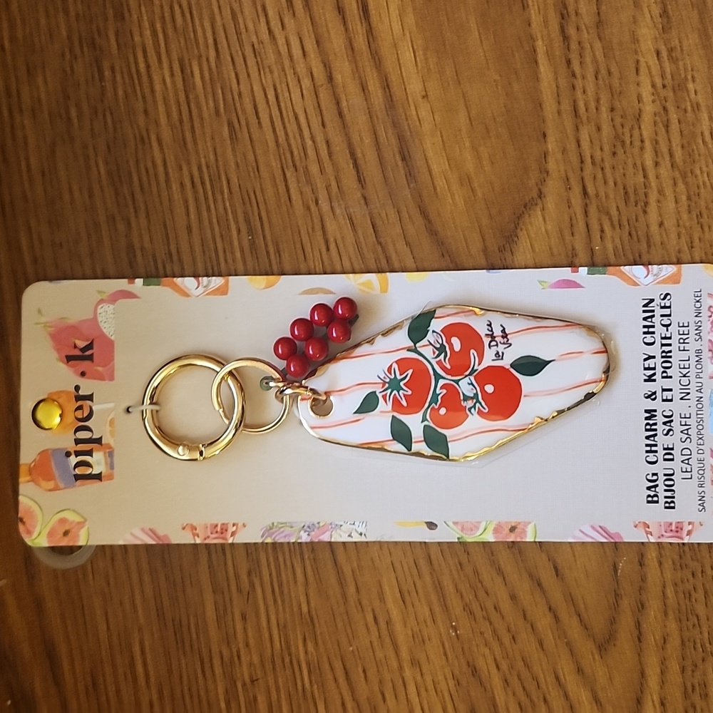 Piper K La Dolce Vita Bag Charm New On Card